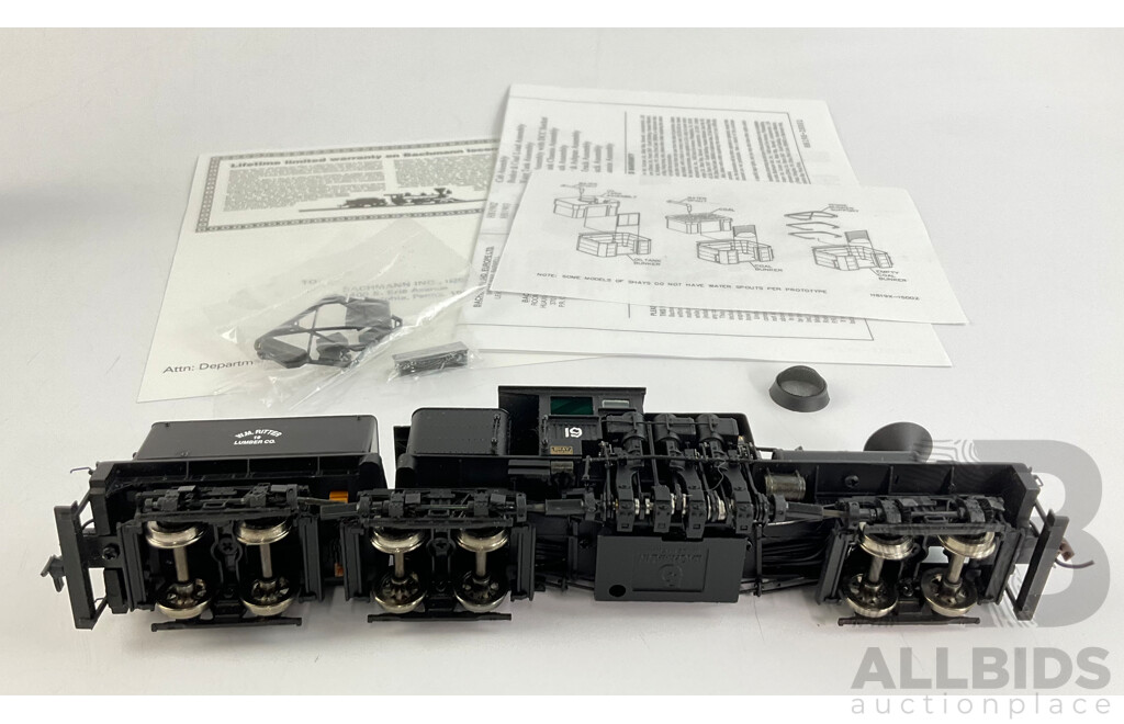 Spectrum The Master Railroader Series from Bachmann 80 Ton Three Truck Shay Locomotive, In Original Box