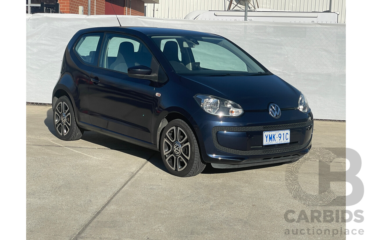 9/2012 Volkswagen UP!  AA 3d Hatchback Blue 1.0L