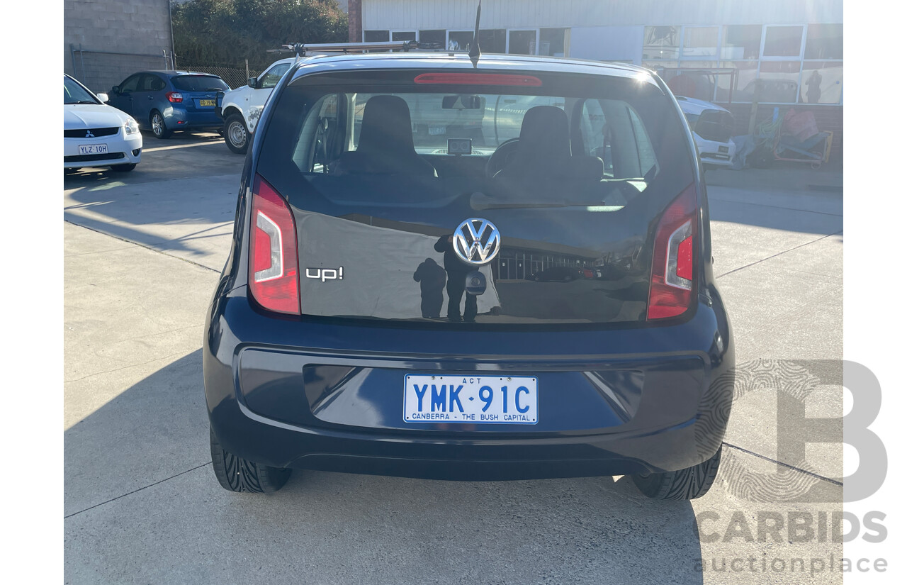 9/2012 Volkswagen UP!  AA 3d Hatchback Blue 1.0L