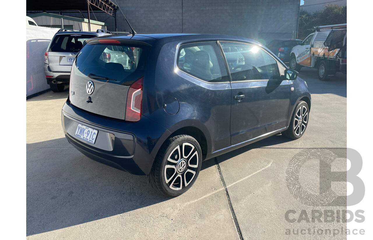 9/2012 Volkswagen UP!  AA 3d Hatchback Blue 1.0L