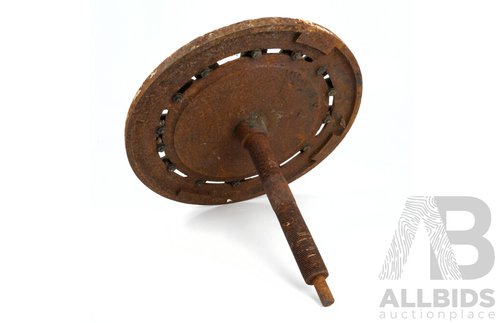 Art Deco Cast Iron Elevator Indicator