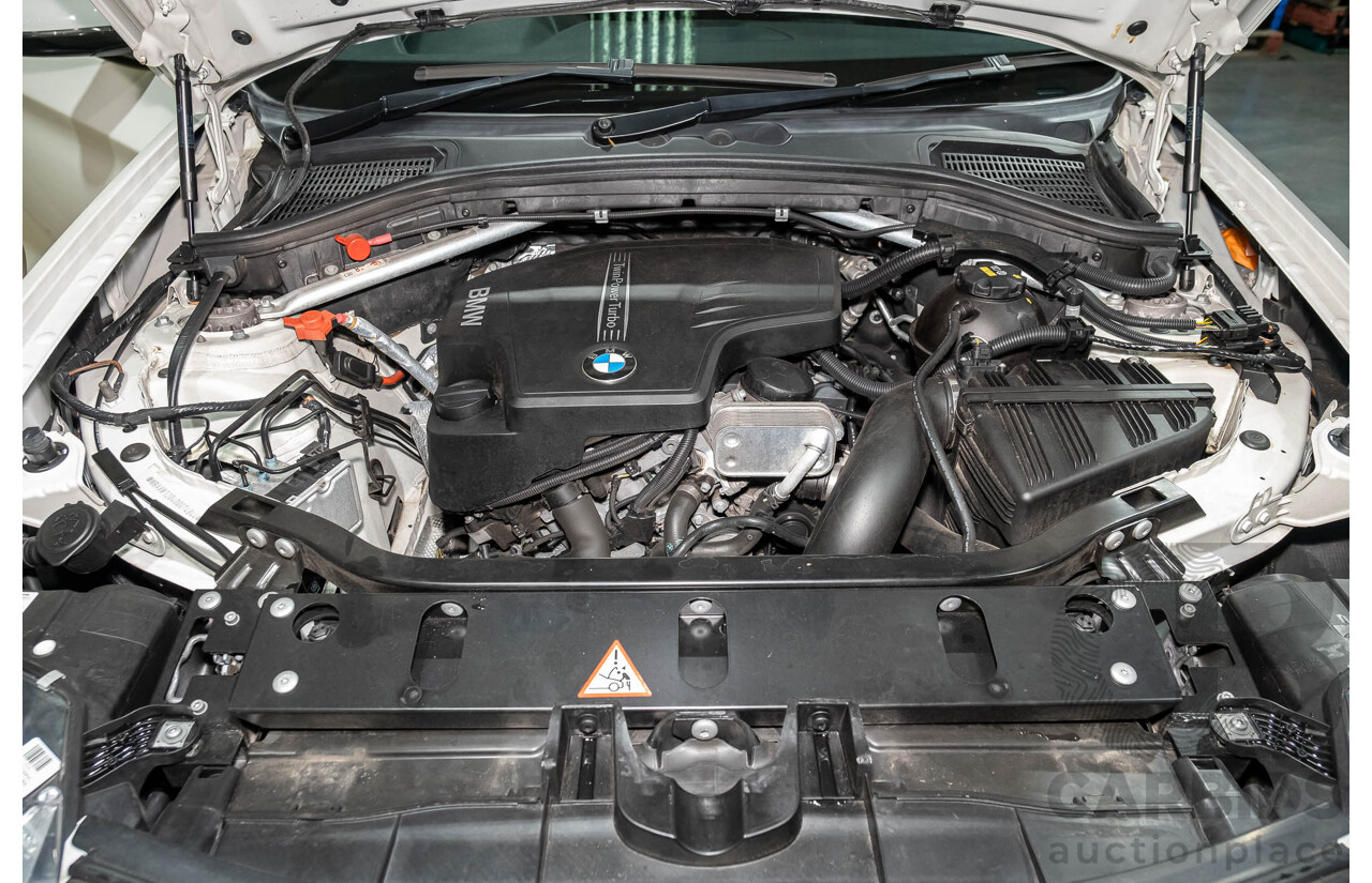 10/2015 BMW X4 Xdrive 20i M-Sport F26 MY15 5d Coupe White Turbo 2.0L