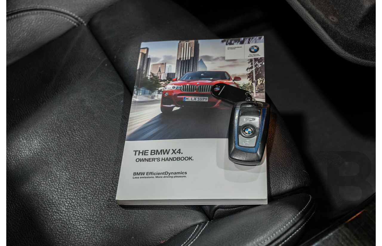 10/2015 BMW X4 Xdrive 20i M-Sport F26 MY15 5d Coupe White Turbo 2.0L