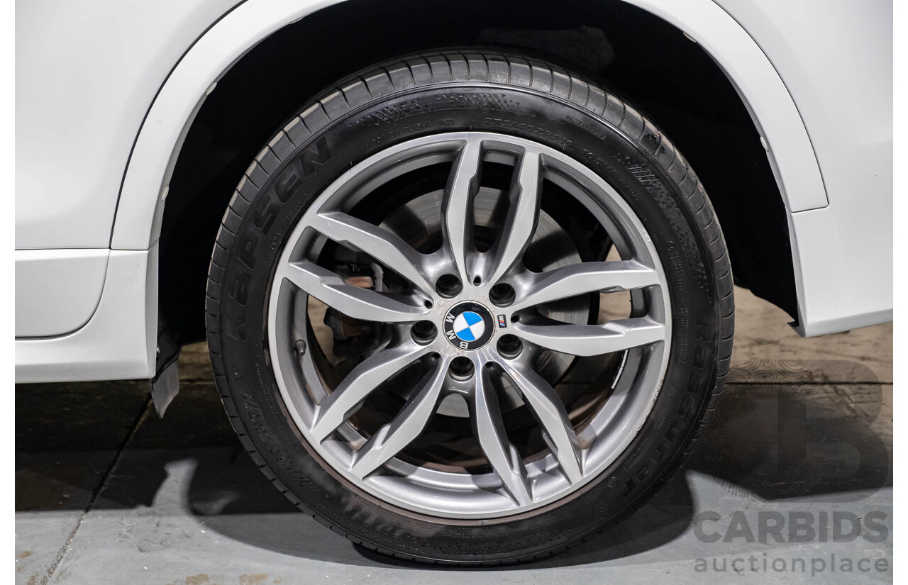 10/2015 BMW X4 Xdrive 20i M-Sport F26 MY15 5d Coupe White Turbo 2.0L