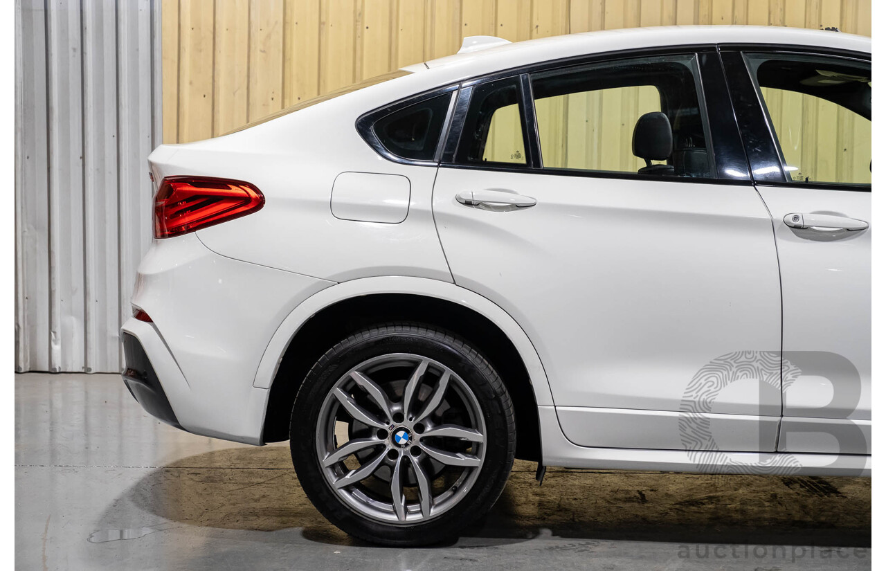 10/2015 BMW X4 Xdrive 20i M-Sport F26 MY15 5d Coupe White Turbo 2.0L