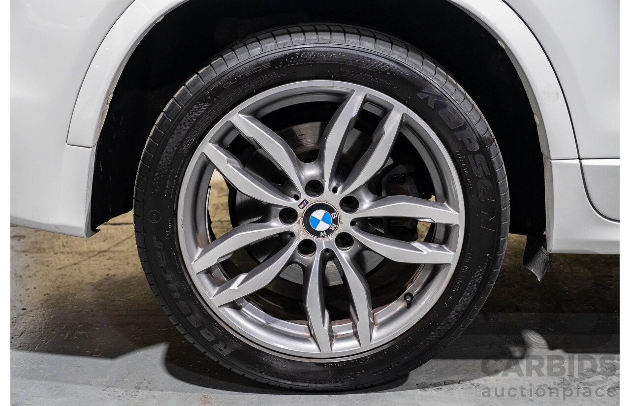 10/2015 BMW X4 Xdrive 20i M-Sport F26 MY15 5d Coupe White Turbo 2.0L