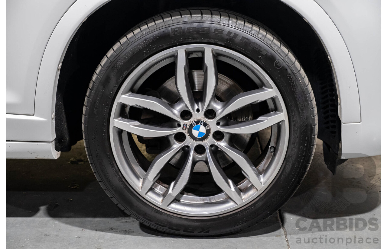10/2015 BMW X4 Xdrive 20i M-Sport F26 MY15 5d Coupe White Turbo 2.0L