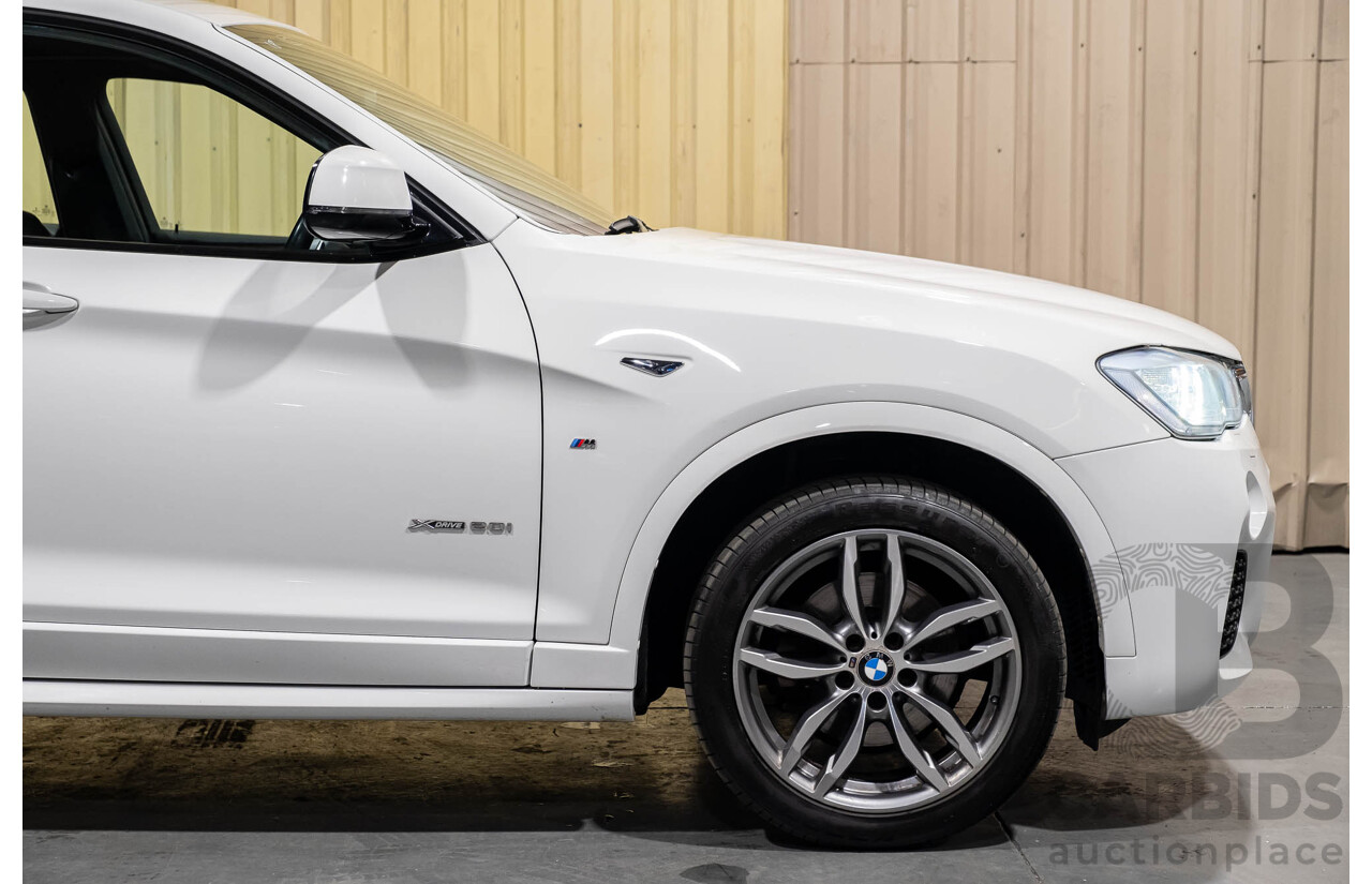 10/2015 BMW X4 Xdrive 20i M-Sport F26 MY15 5d Coupe White Turbo 2.0L
