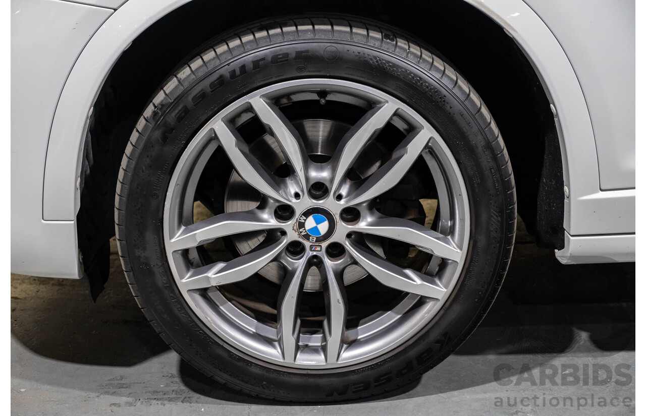 10/2015 BMW X4 Xdrive 20i M-Sport F26 MY15 5d Coupe White Turbo 2.0L