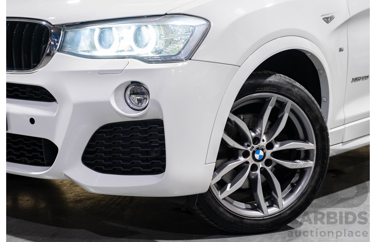 10/2015 BMW X4 Xdrive 20i M-Sport F26 MY15 5d Coupe White Turbo 2.0L