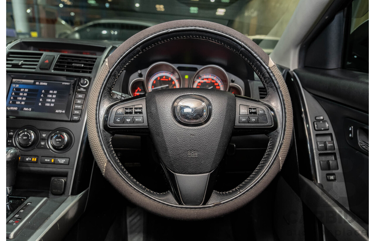 12/2010 Mazda CX-9 Grand Touring (AWD) MY10 Upgrade 4d Wagon White 7 Seater V6 3.7L