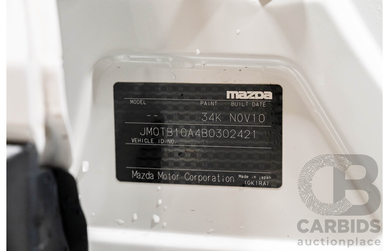 12/2010 Mazda CX-9 Grand Touring (AWD) MY10 Upgrade 4d Wagon White 7 Seater V6 3.7L