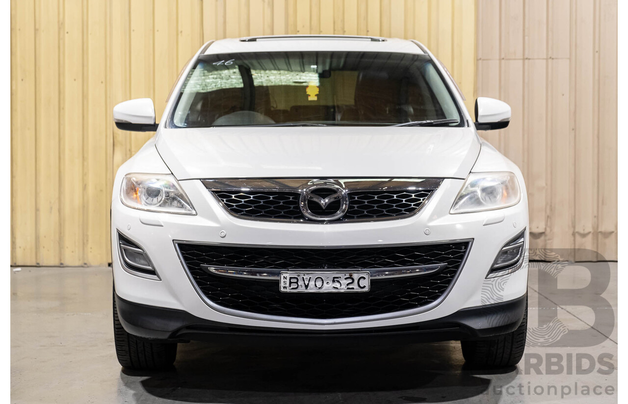 12/2010 Mazda CX-9 Grand Touring (AWD) MY10 Upgrade 4d Wagon White 7 Seater V6 3.7L