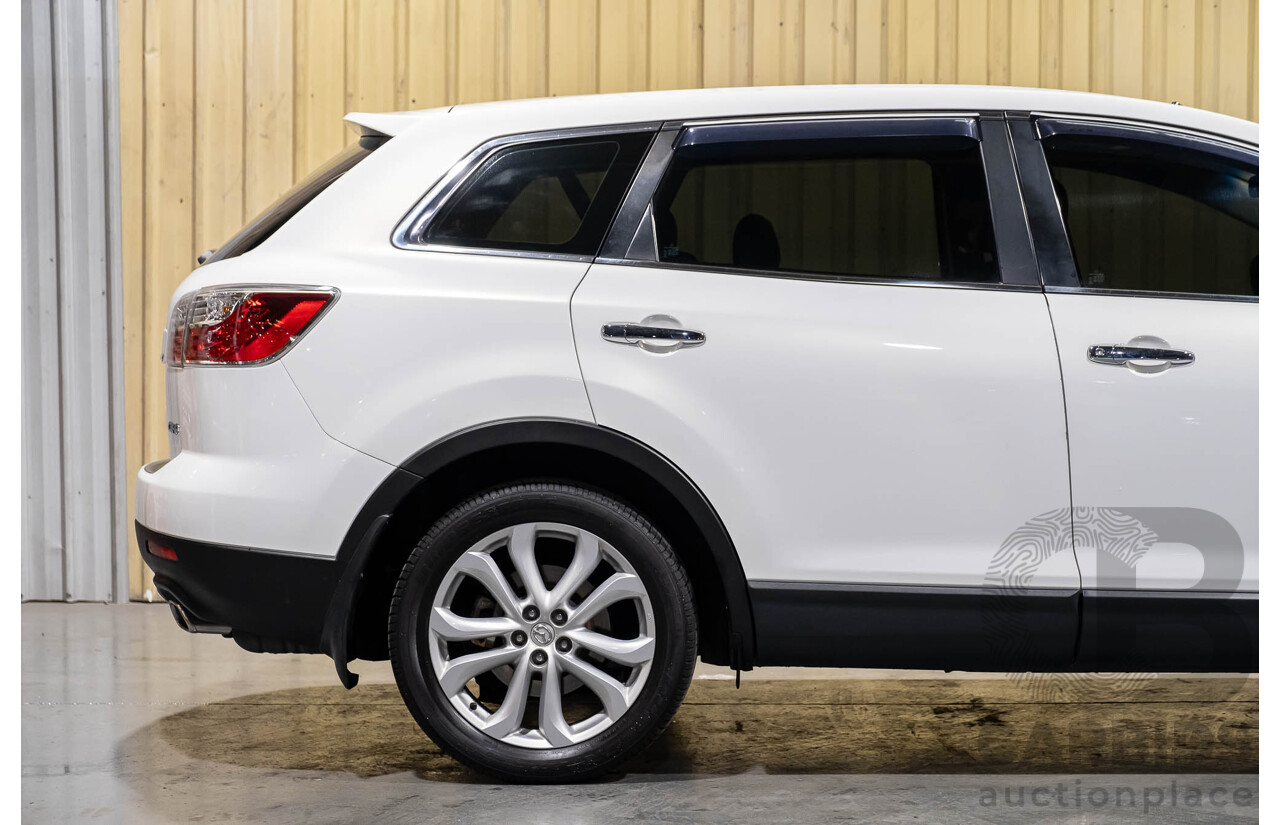 12/2010 Mazda CX-9 Grand Touring (AWD) MY10 Upgrade 4d Wagon White 7 Seater V6 3.7L