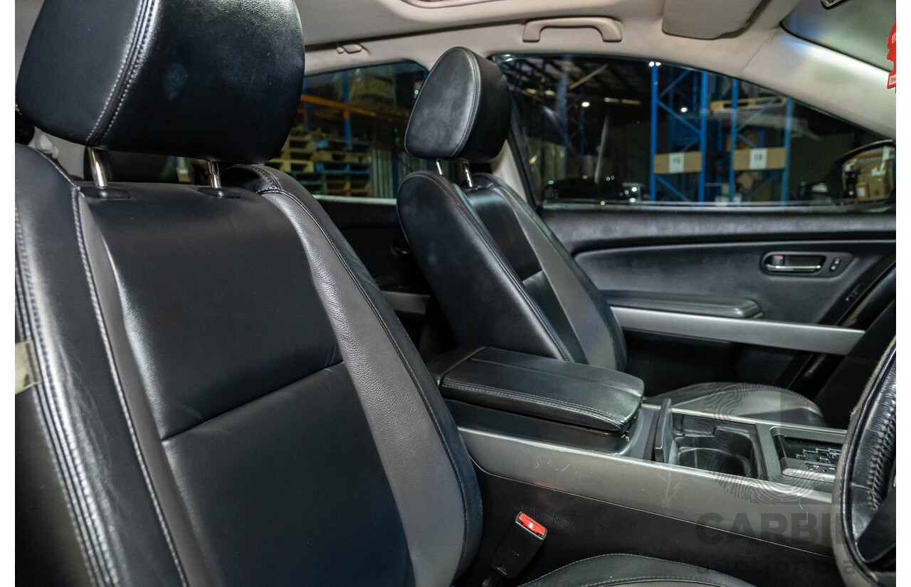 12/2010 Mazda CX-9 Grand Touring (AWD) MY10 Upgrade 4d Wagon White 7 Seater V6 3.7L