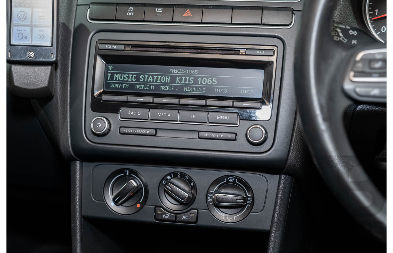 3/2013 Volkswagen Polo 77 TSI Comfortline 6R MY13 5d Hatchback Silver Turbo 1.2L