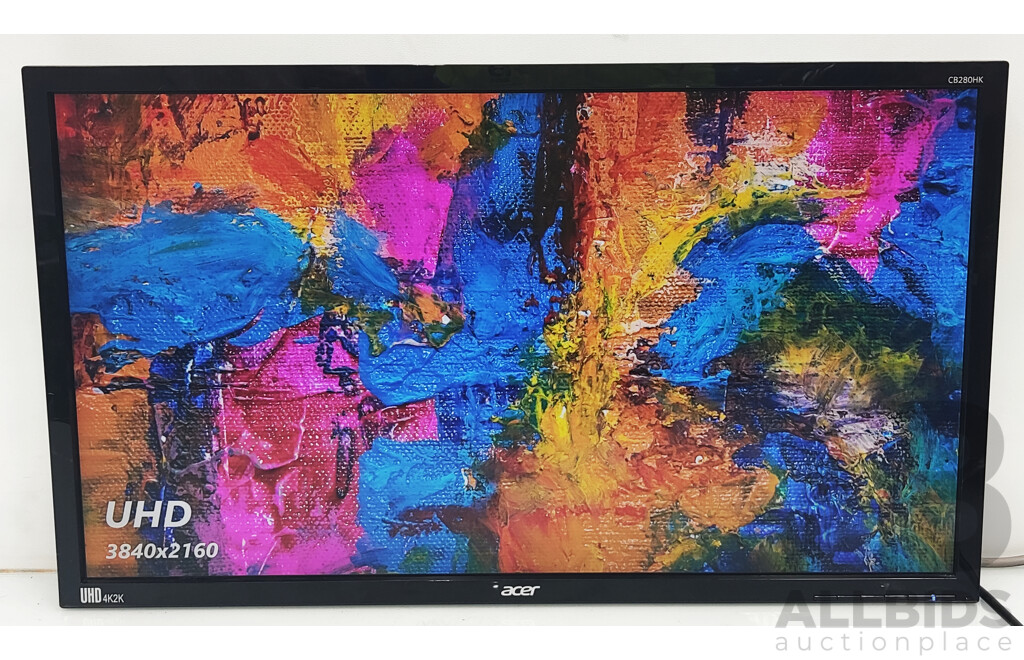 Acer (CB280HK) 4K UHD 28-Inch Widescreen LED-Backlit LCD Monitor