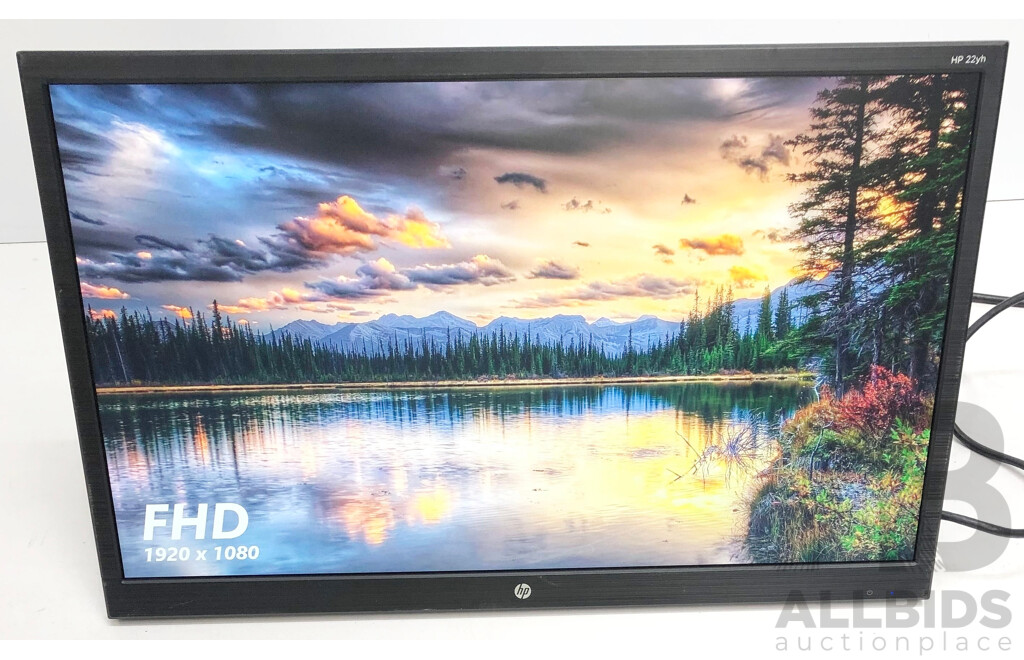 HP (22yh) Full HD (1080p) 21.5-Inch Widescreen LED-Backlit LCD Monitor