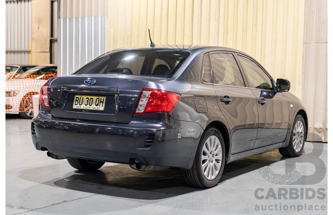 5/2009 Subaru Impreza R (AWD) MY09 4d Sedan Grey 2.0L