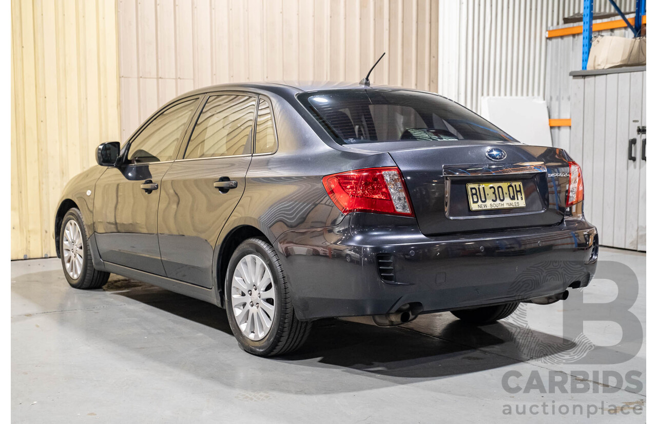 5/2009 Subaru Impreza R (AWD) MY09 4d Sedan Grey 2.0L