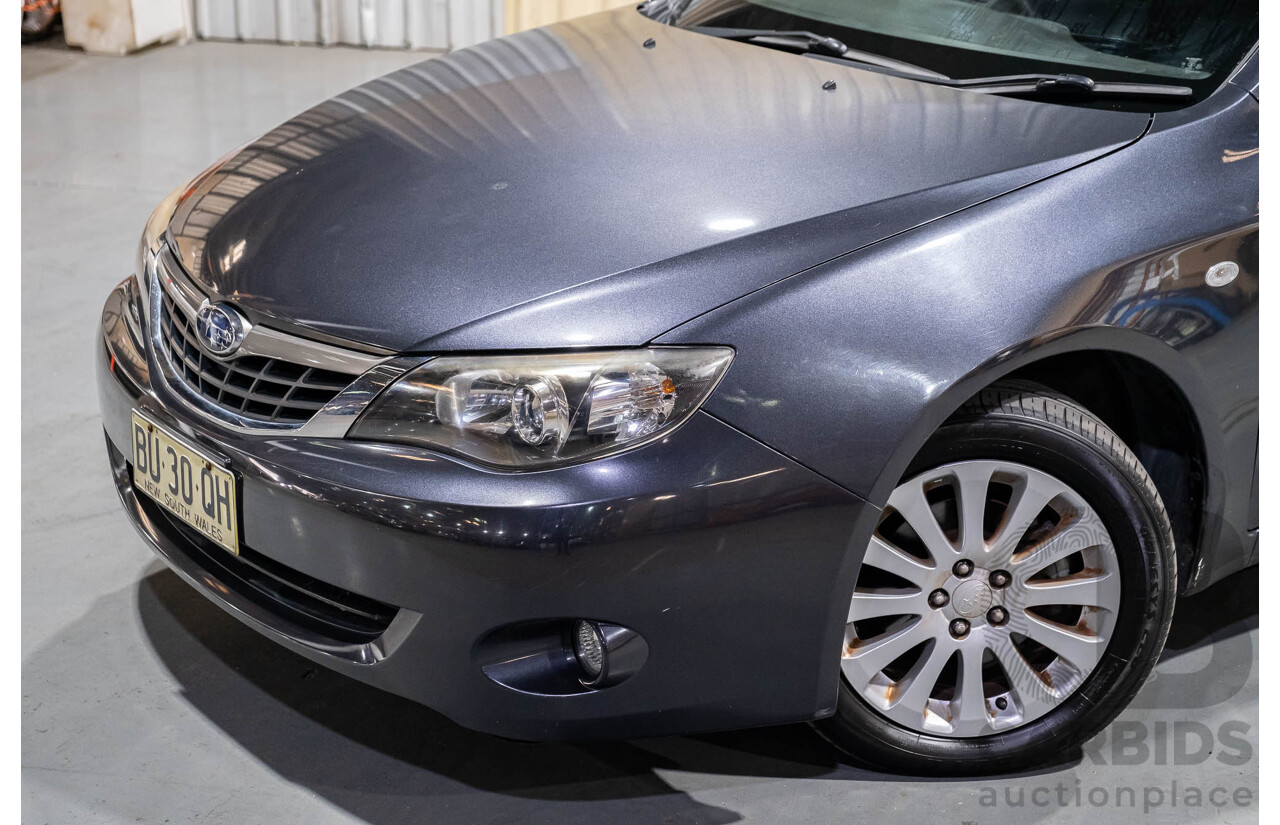 5/2009 Subaru Impreza R (AWD) MY09 4d Sedan Grey 2.0L