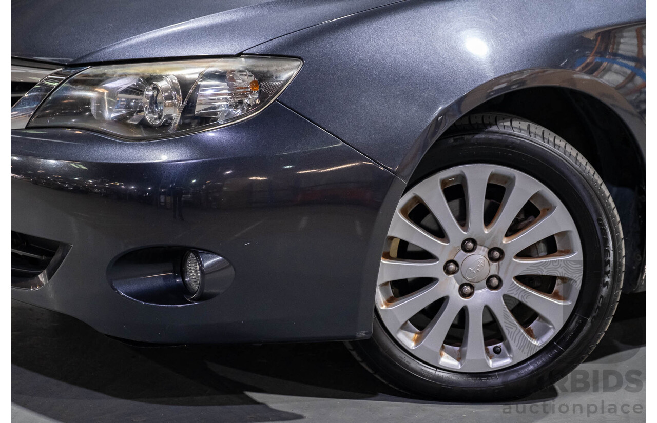 5/2009 Subaru Impreza R (AWD) MY09 4d Sedan Grey 2.0L