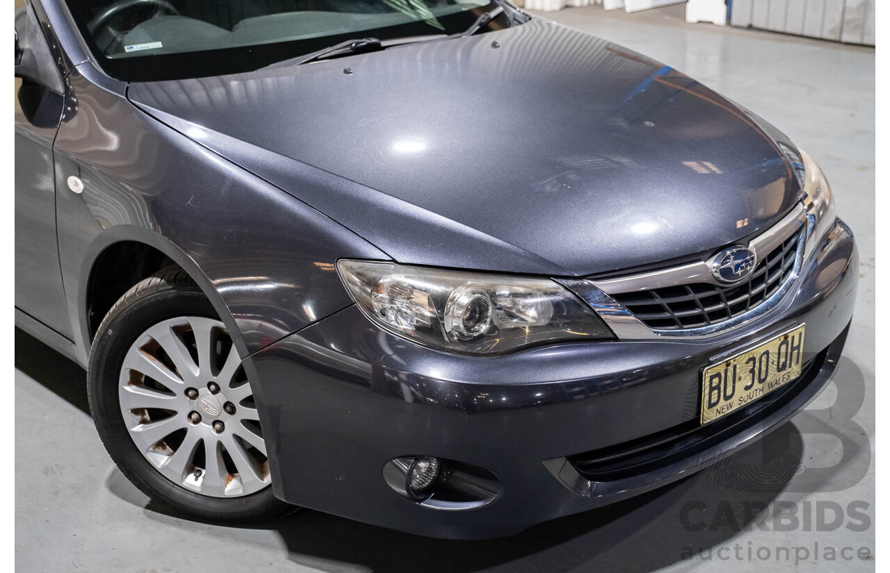5/2009 Subaru Impreza R (AWD) MY09 4d Sedan Grey 2.0L