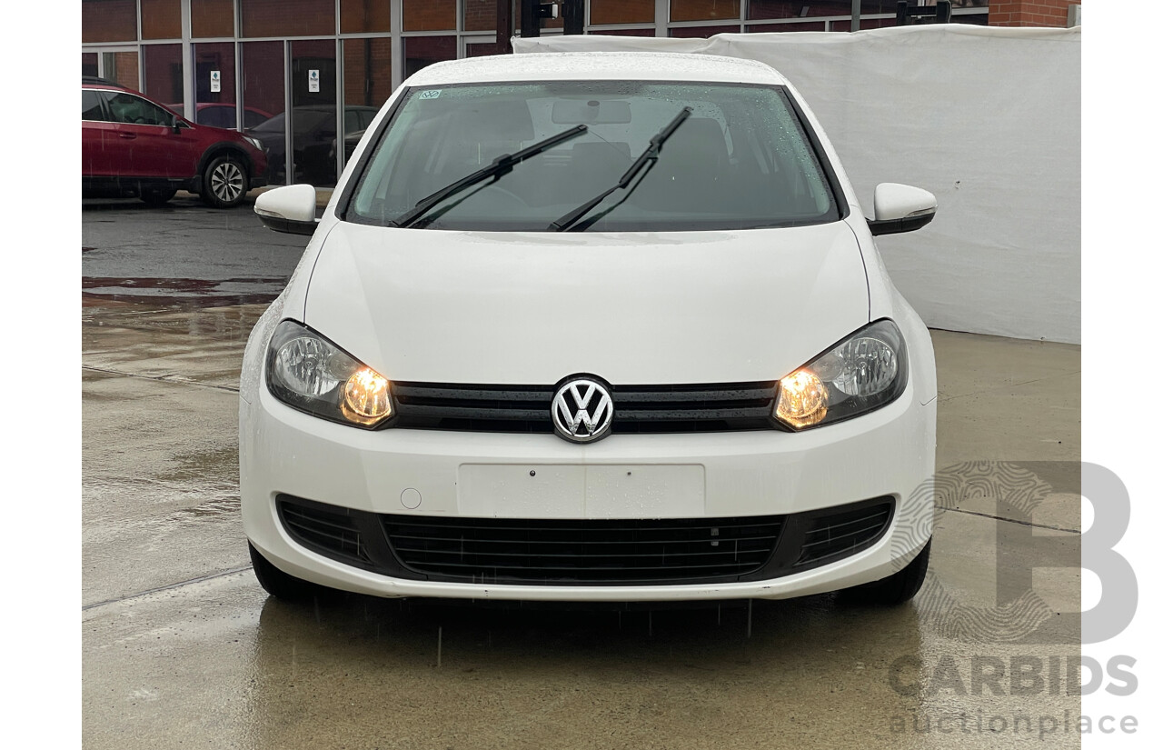 3/2011 Volkswagen Golf 90 TSI Trendline 1K MY11 5d Hatchback White 1.4L