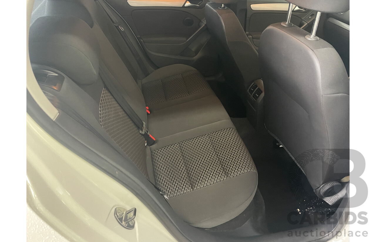 3/2011 Volkswagen Golf 90 TSI Trendline 1K MY11 5d Hatchback White 1.4L