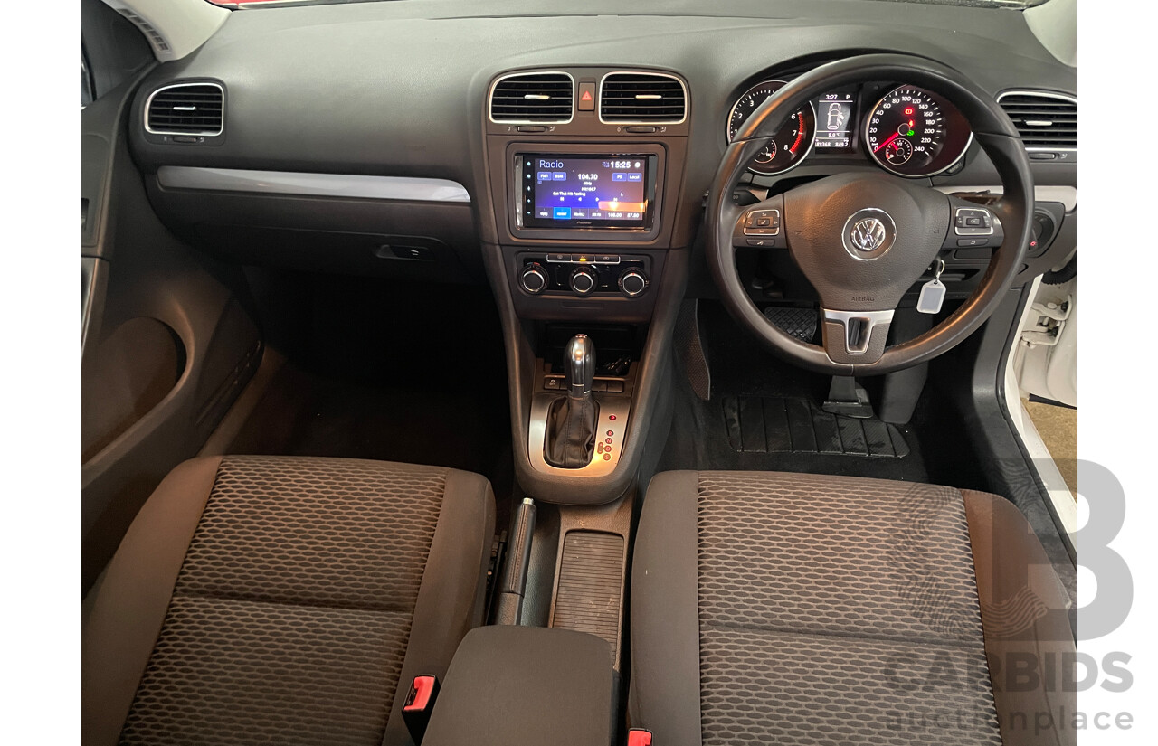 3/2011 Volkswagen Golf 90 TSI Trendline 1K MY11 5d Hatchback White 1.4L