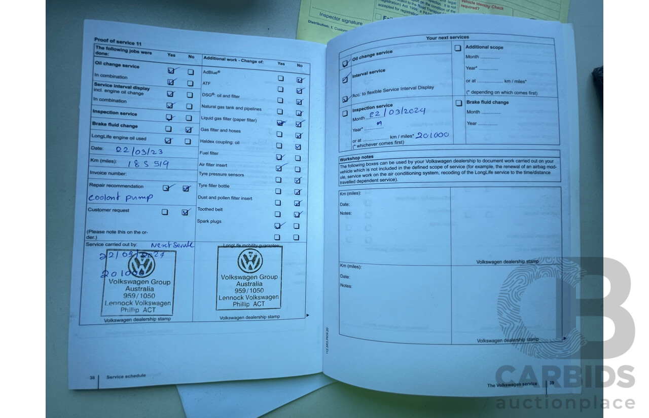 3/2011 Volkswagen Golf 90 TSI Trendline 1K MY11 5d Hatchback White 1.4L