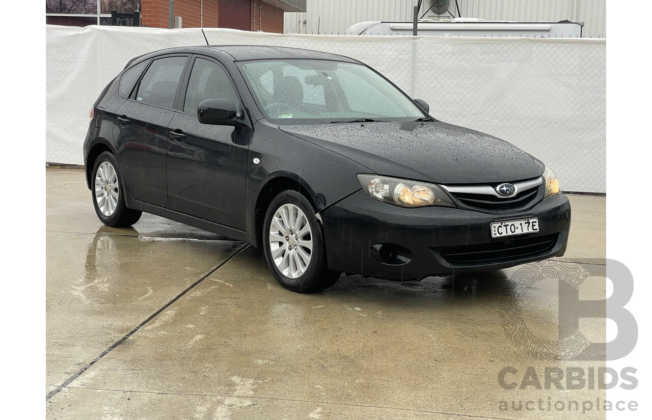 8/2010 Subaru Impreza RX (awd) MY10 5d Hatchback Black 2.0L