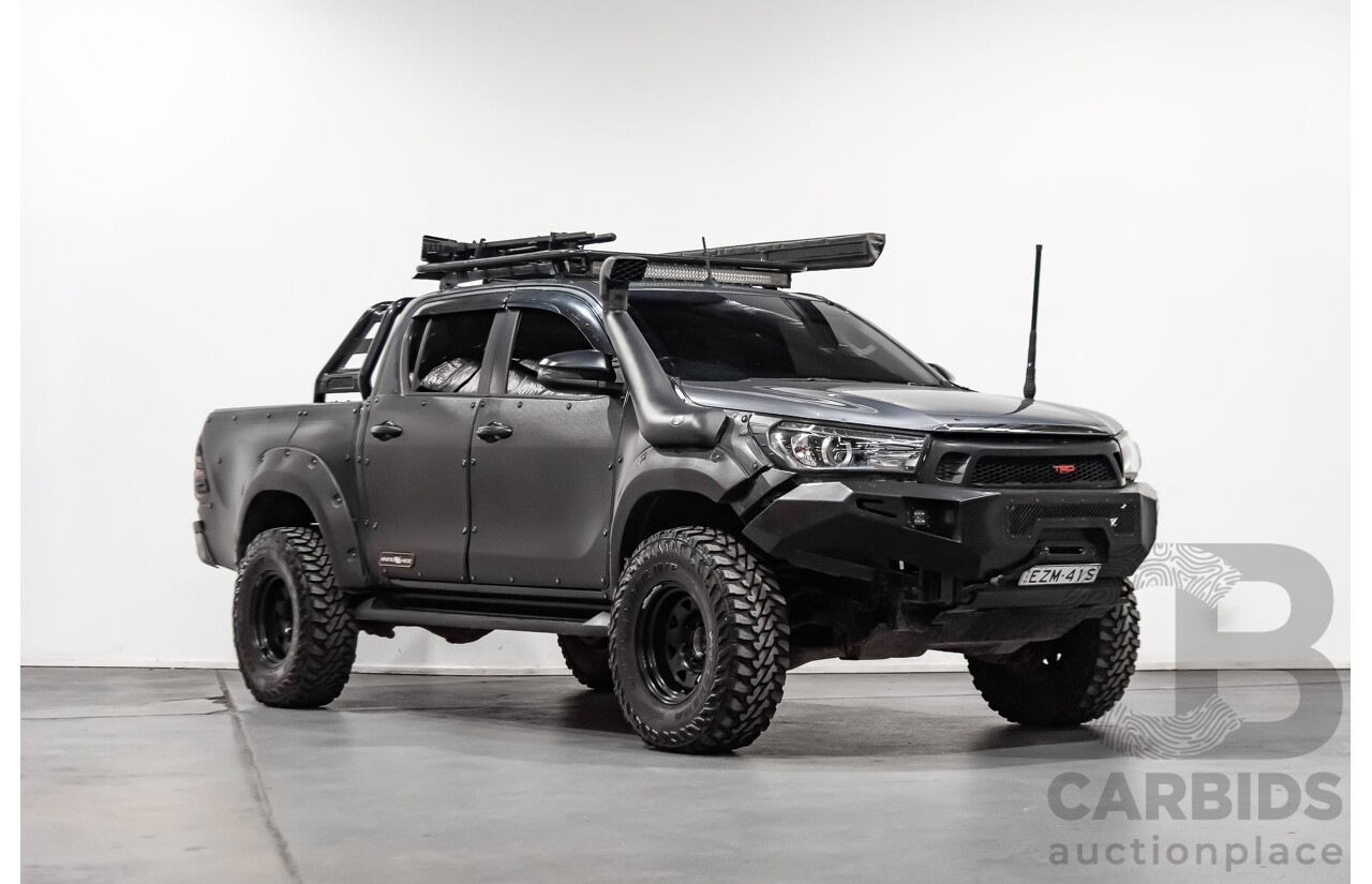9/2017 Toyota Hilux SR5 (4x4) GUN126R Dual Cab Utility Grey 2.8L Turbo Diesel