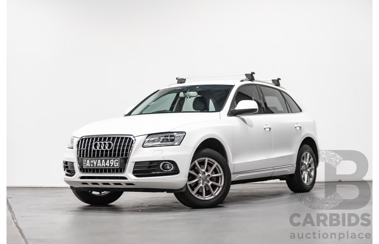 1/2013 Audi Q5 2.0 TDI Quattro 8R MY13 4d Wagon White 2.0L Turbo Diesel