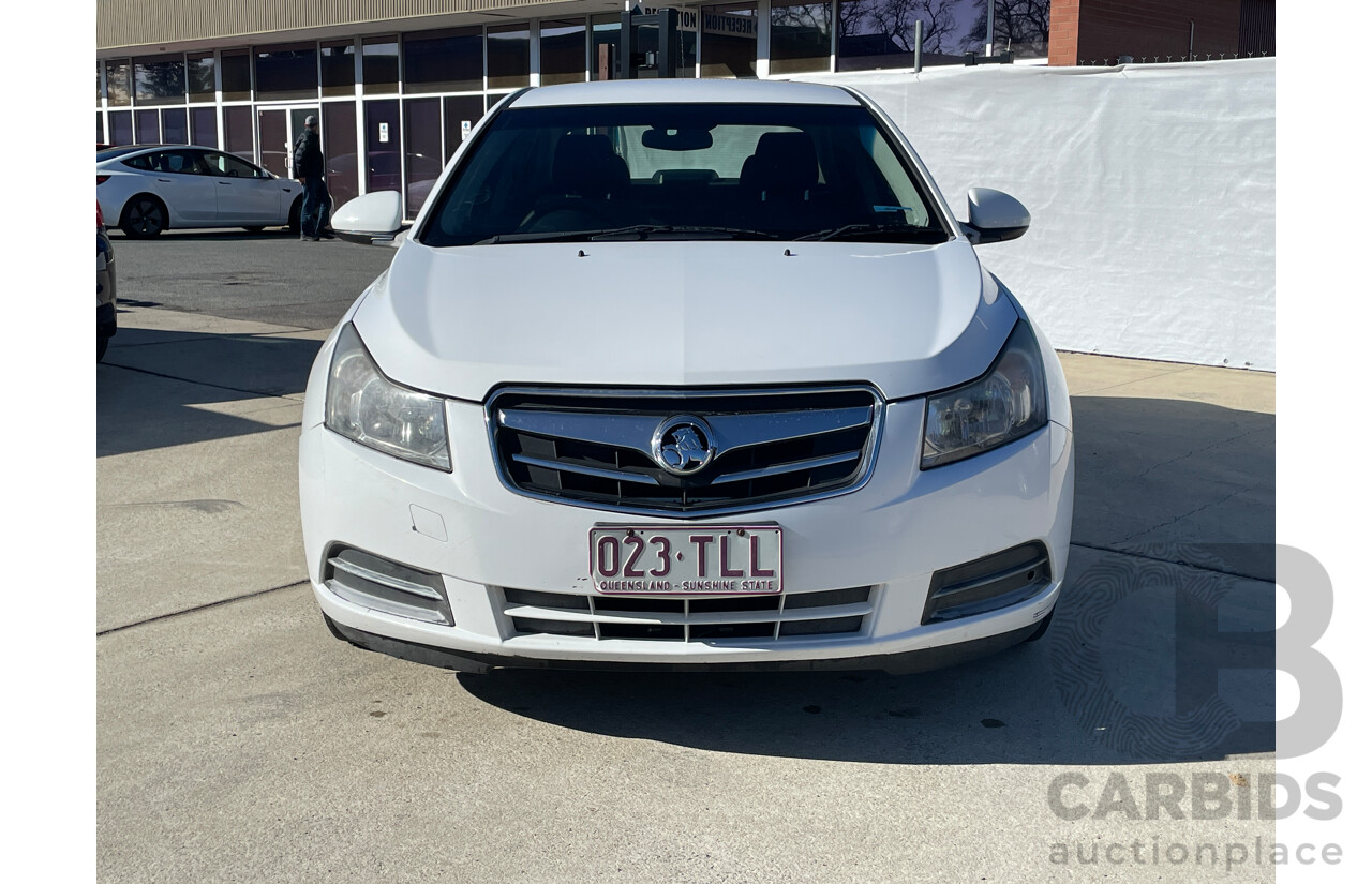 3/2011 Holden Cruze CD JG 4d Sedan White 1.8L