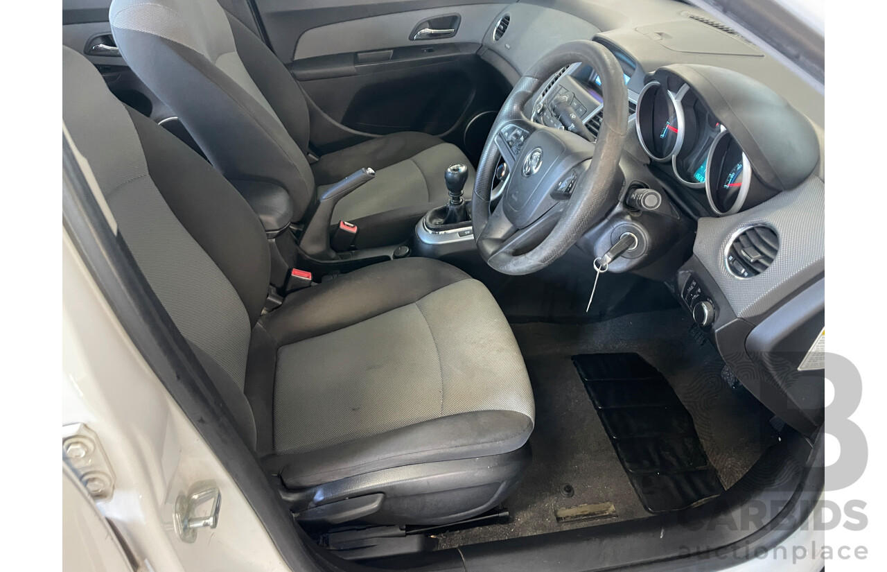 3/2011 Holden Cruze CD JG 4d Sedan White 1.8L