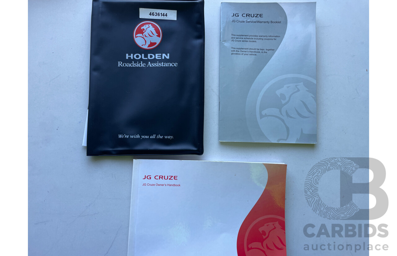 3/2011 Holden Cruze CD JG 4d Sedan White 1.8L