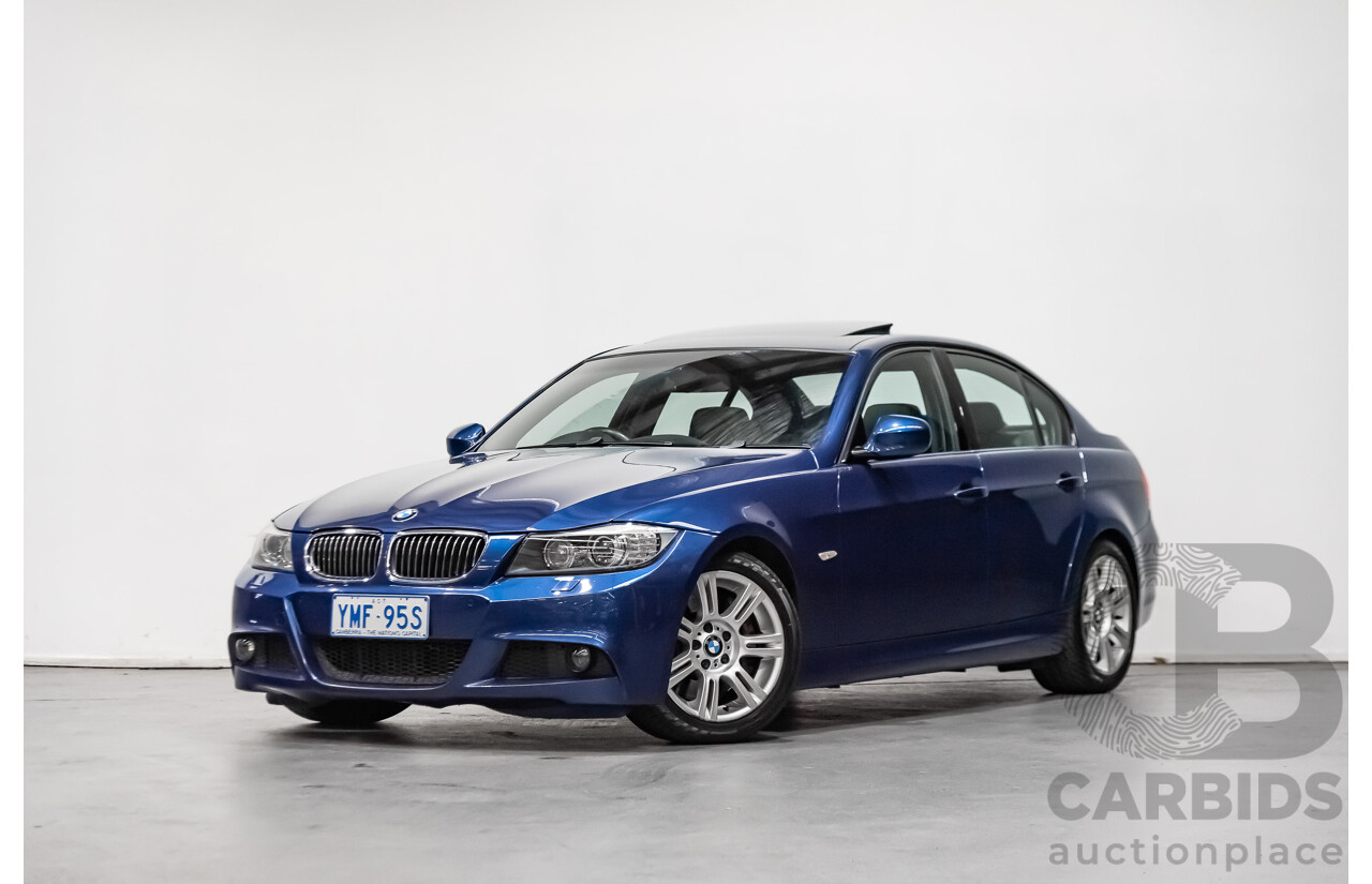 10/2009 BMW 330d E90 M Sport Package MY09 UPGRADE 4d Sedan Le Mans Blue 3.0L Turbo Diesel