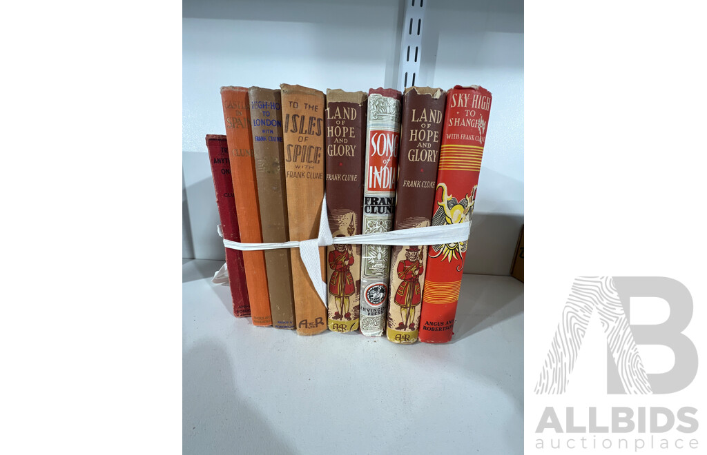 Collection 8 Vintage Frank Clune Books
