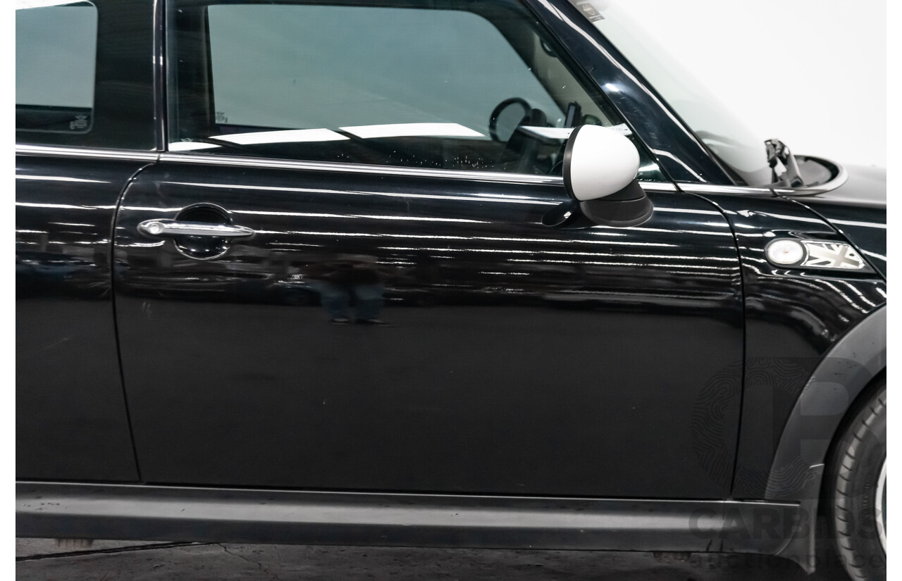 1/2012 Mini Cooper RAY R56 MY12 2d Hatchback Black 1.6L