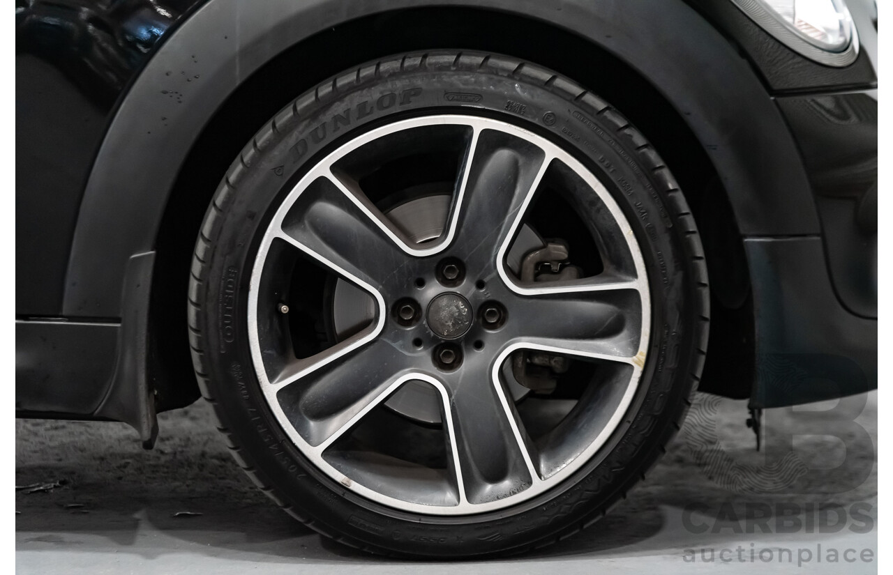 1/2012 Mini Cooper RAY R56 MY12 2d Hatchback Black 1.6L