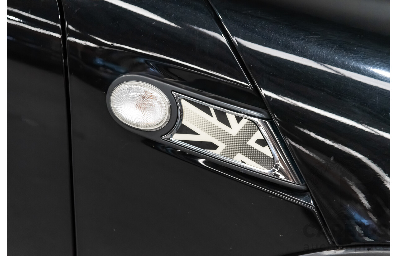 1/2012 Mini Cooper RAY R56 MY12 2d Hatchback Black 1.6L