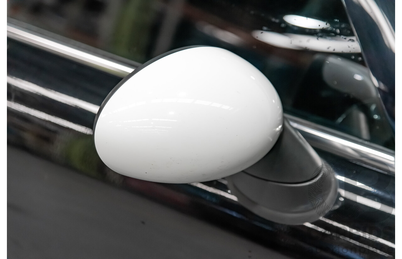 1/2012 Mini Cooper RAY R56 MY12 2d Hatchback Black 1.6L