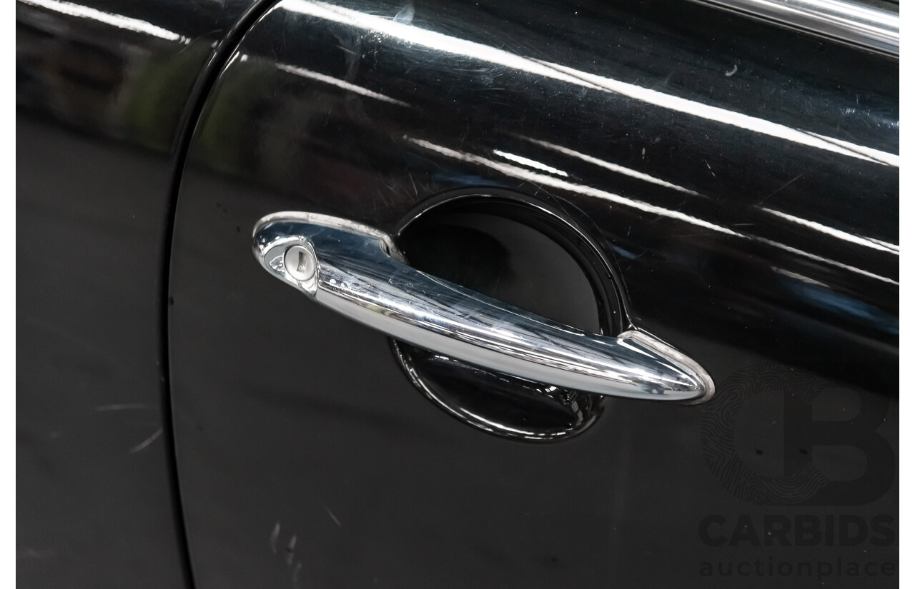 1/2012 Mini Cooper RAY R56 MY12 2d Hatchback Black 1.6L