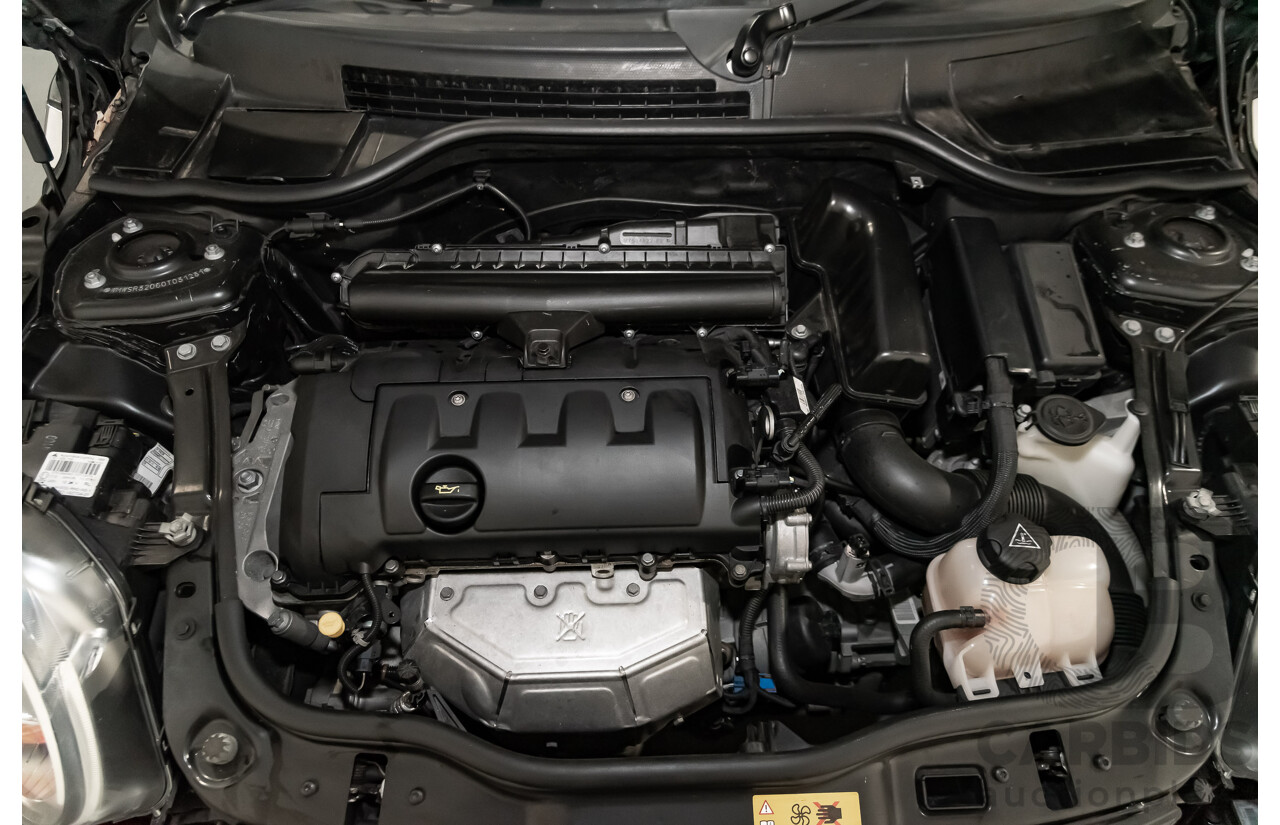 1/2012 Mini Cooper RAY R56 MY12 2d Hatchback Black 1.6L