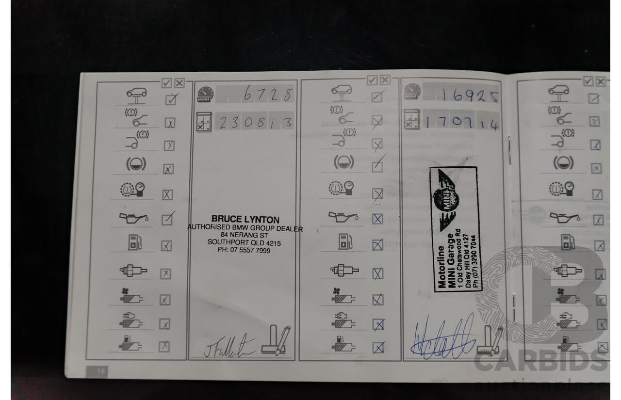 1/2012 Mini Cooper RAY R56 MY12 2d Hatchback Black 1.6L