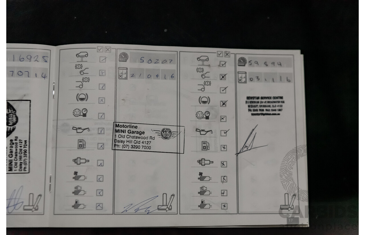 1/2012 Mini Cooper RAY R56 MY12 2d Hatchback Black 1.6L