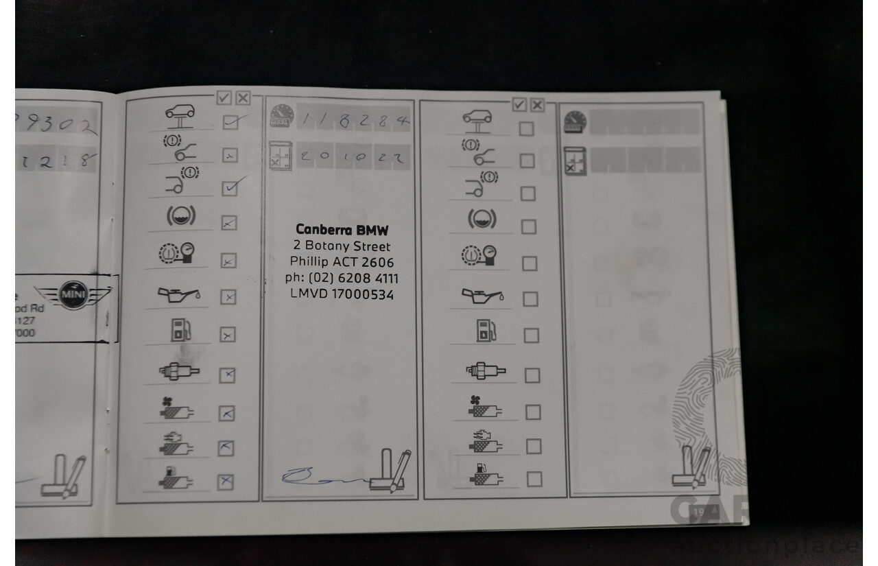 1/2012 Mini Cooper RAY R56 MY12 2d Hatchback Black 1.6L