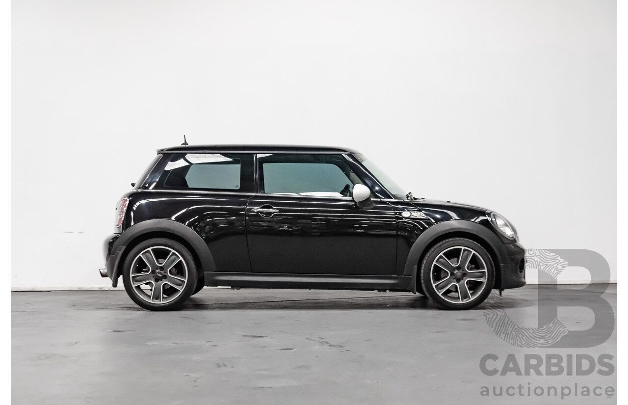 1/2012 Mini Cooper RAY R56 MY12 2d Hatchback Black 1.6L