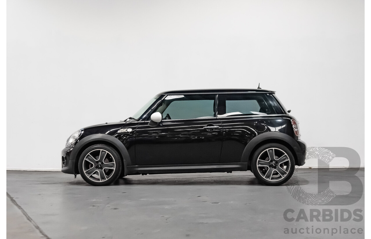 1/2012 Mini Cooper RAY R56 MY12 2d Hatchback Black 1.6L
